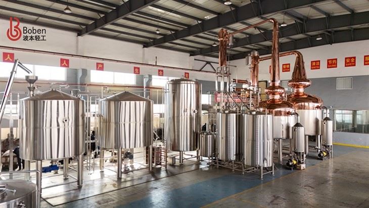 12500L & 6500L Whisky Twin Pot Still suppliers